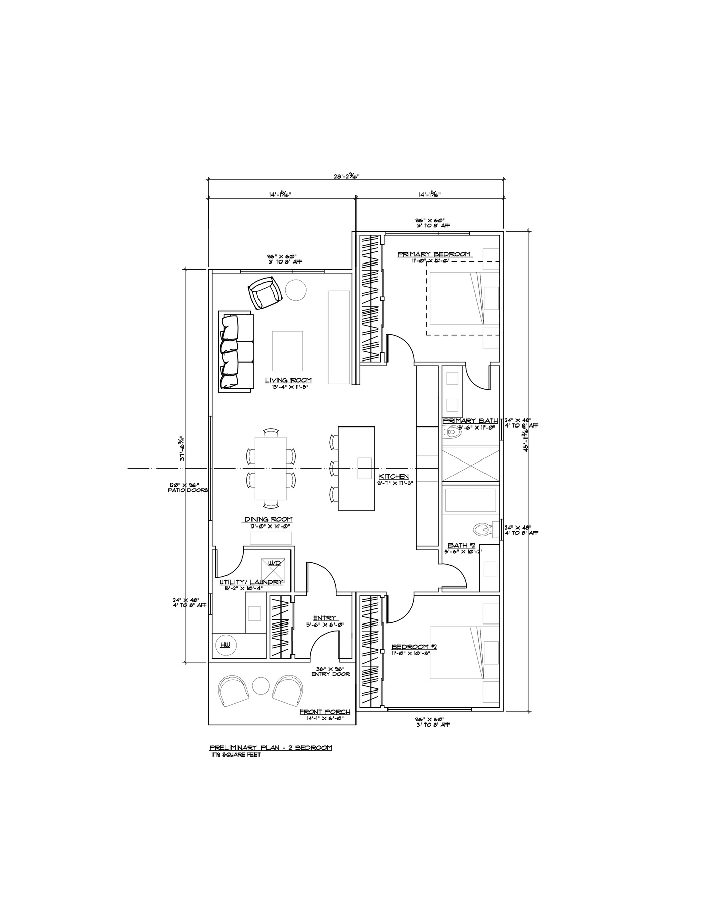 2BR Family floor plan